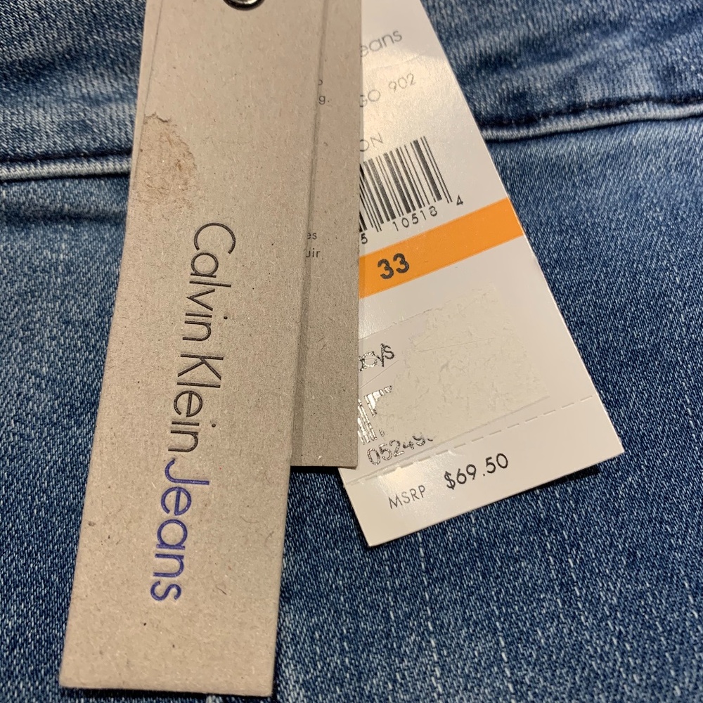 New Calvin Klein Jean Skirt - Picture 2 of 3